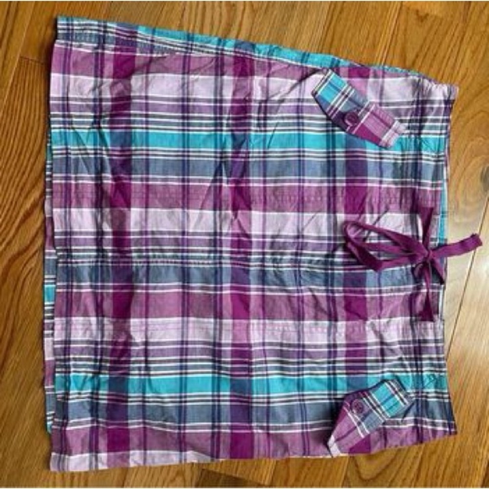 Women’s Size 8 Christopher & Banks Plaid Skirt with Shorts under it